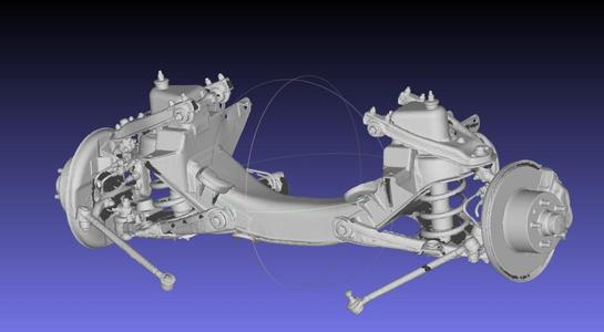 Volvo 1800ES / P1800 1972 Front Suspension, Crossmember and Brakes. 
