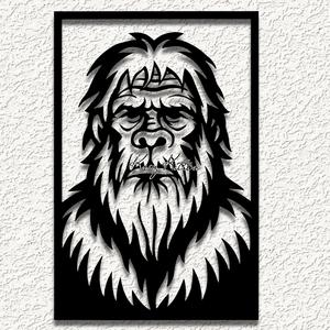  grandpa bigfoot wall art home decor sasquatch