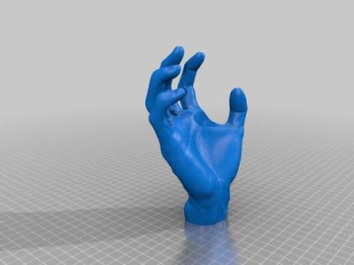 Creepy hand wall mount