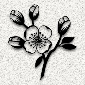 spring flowers with buds WALL ART HOME DECOR