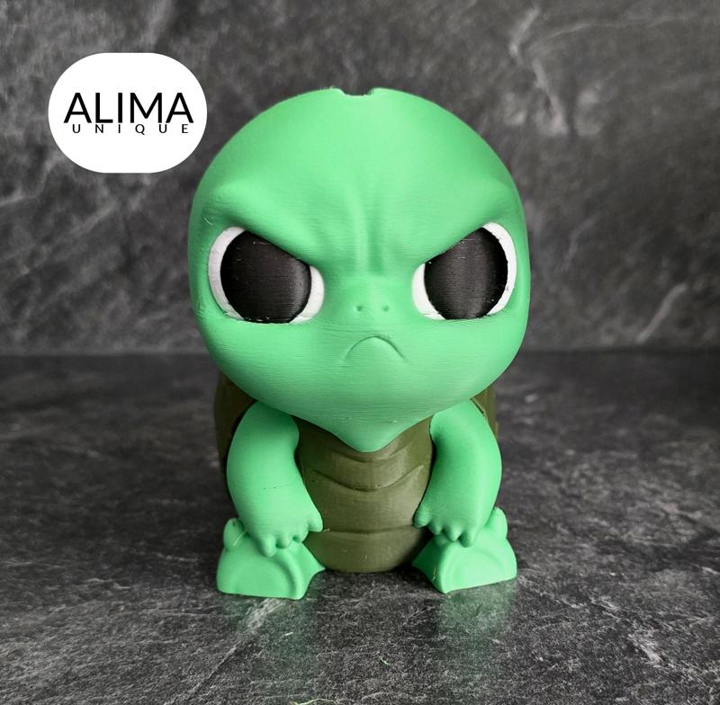 Angry baby turtle money box - 3MF included