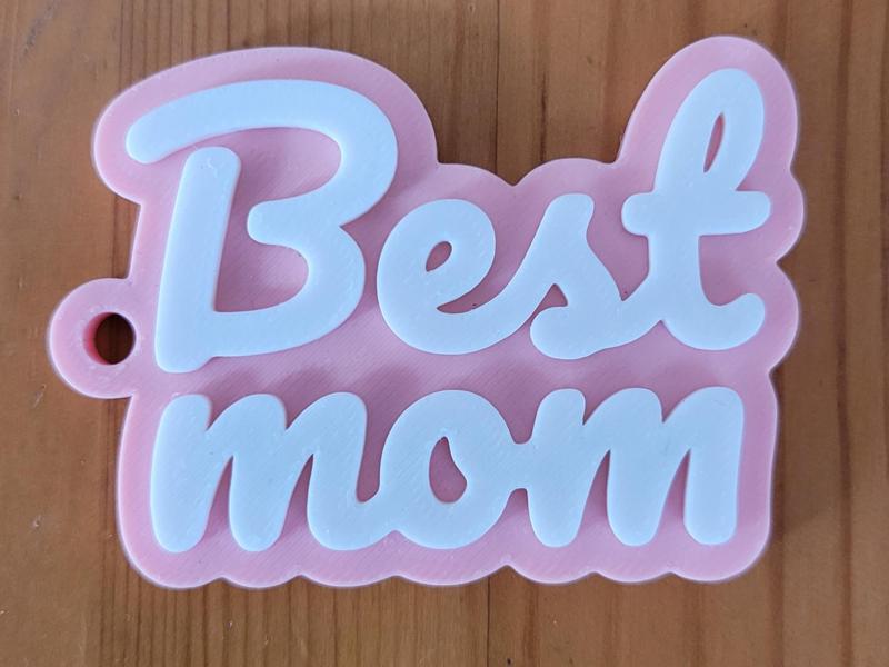 Best Mom Keyring 