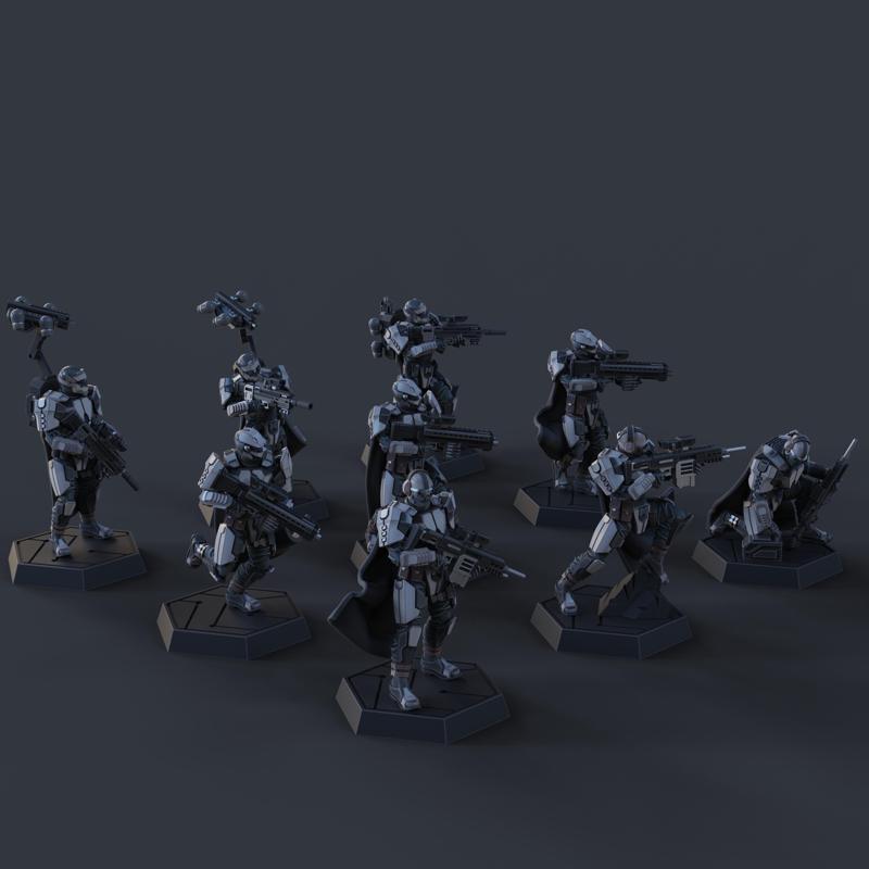 Wardivers - Liberty Squad (9 Models)