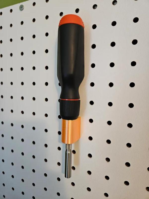 Pegboard Screwdriver Holder   