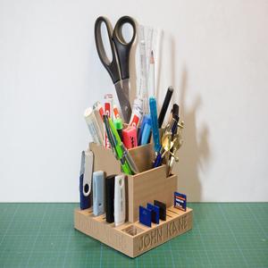 Desktop Organizer - Penholder - USB & SD Card Holder