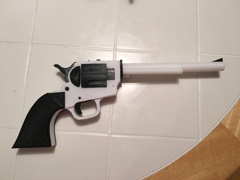 Single Action Rubber Band Cowboy Pistol