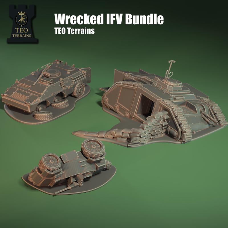 TEO Terrains - Wrecked Vehicles Bundle