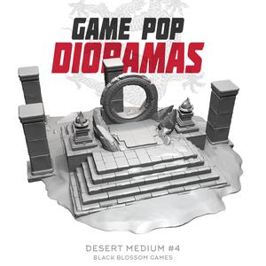 DRM002 Desert M4 Diorama :: Game Pop Dioramas :: Black Blossom Games