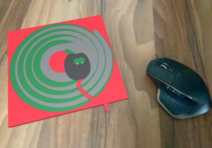 Unterlage Computer maus