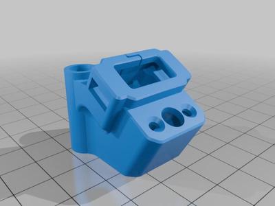 GEPRC MARK4 REAR holder XT60 + VTX (MARIO5 style) remix