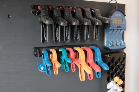 Clamps holder