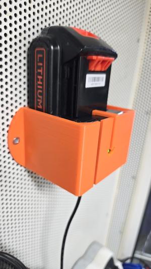 b&d wall charger mount clip