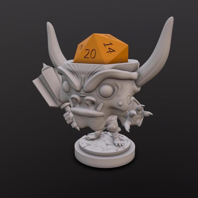 Pit Fiend Dice Head