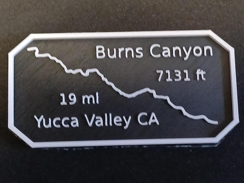 Maverick's Trail Badge Burns Canyon Yucca Valley CA