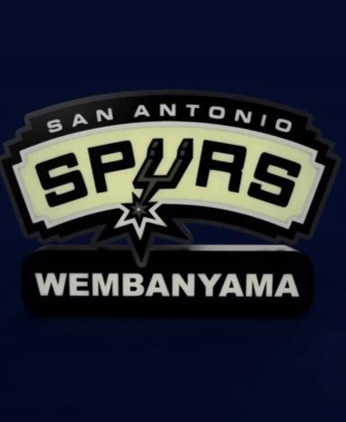 San Antonio Spurs Sign - LED Strip Compatible
