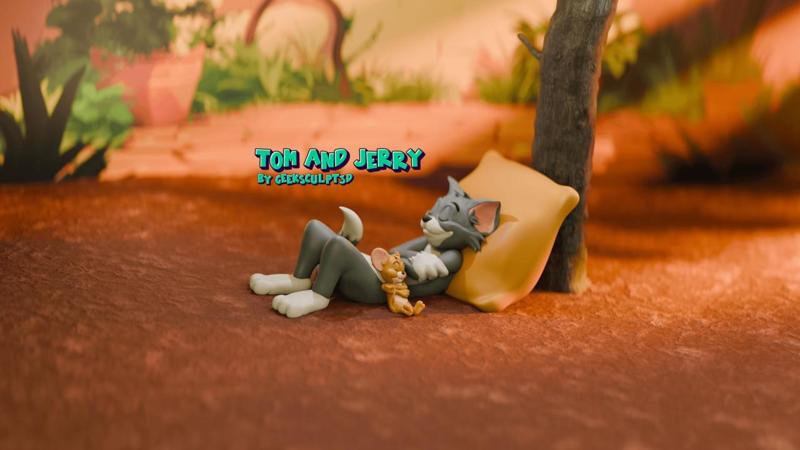 Adorable Tom and Jerry Collectible Figurine