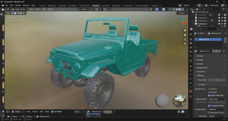 Open Top Landcruiser Body