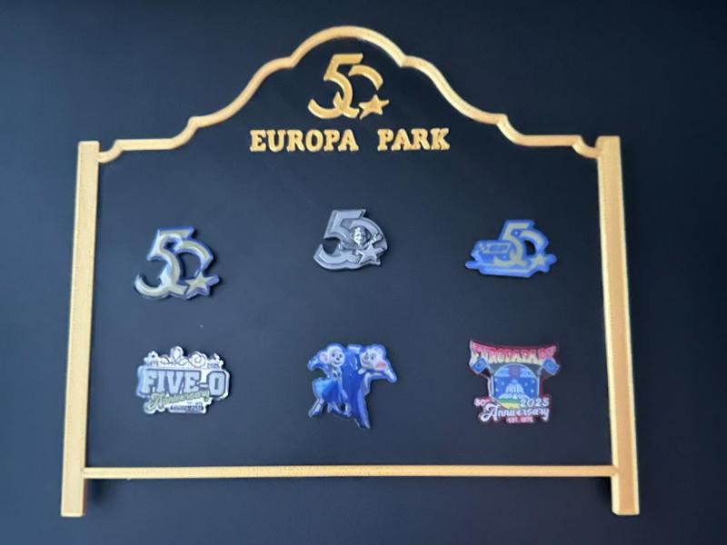 Europa-Park Pin Display (50th Anniversary EP)