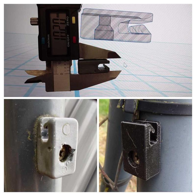 Maschendrahtzaun Pfosten Zaunpfosten Haken Wire mesh fence posts replica replacement Clip Hook