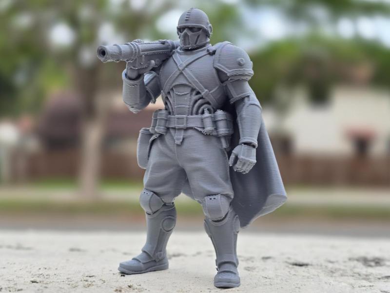 Rocketborne Warden Figurine