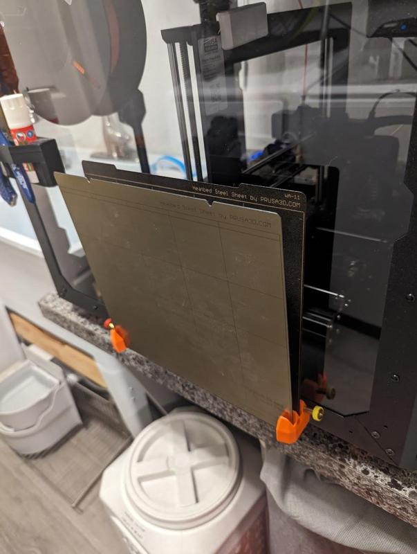 Sheet Holder for Prusa Enclosure