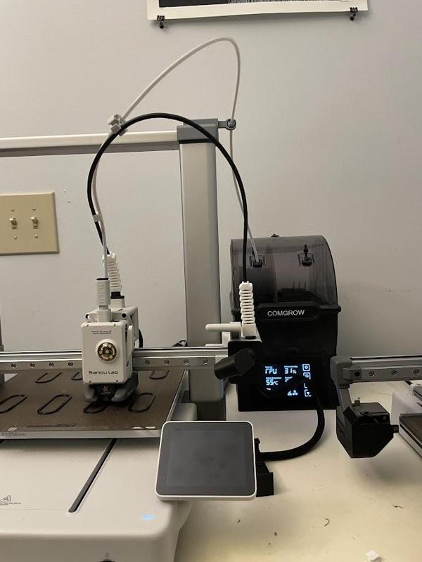 Bambu A1 swivel PTFE tube holder