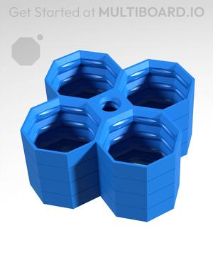 2x2 Multiboard Corner Tile x4 Stack