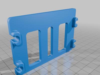 Divider for apothecary cabinet drawouts