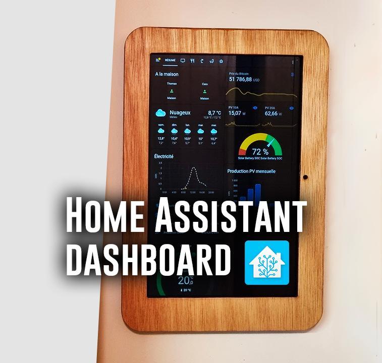 Samsung Galaxy Tab A8 Wall box to create a Home Assistant dashboard