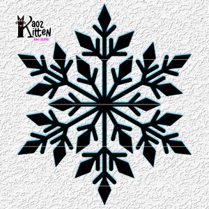 snowflake wall art christmas winter decor