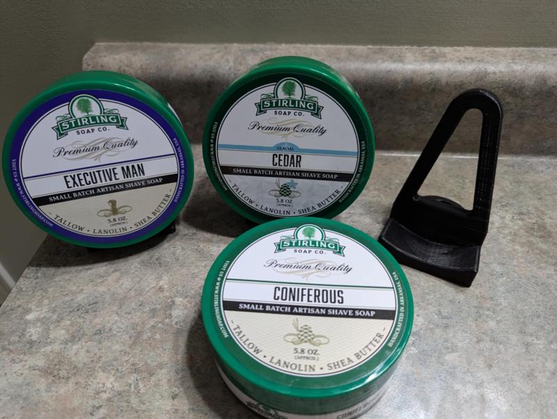 Countertop Shave Soap Stand