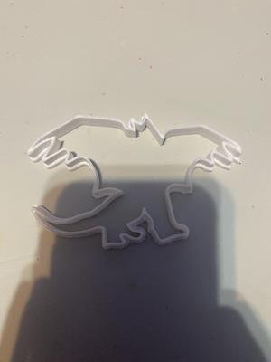 Dragon cookie cutter