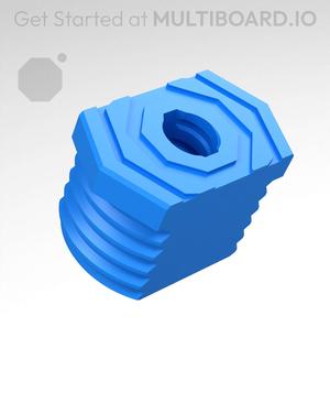 13 mm Big Thread, Flat Head, Small Thread Hole, T-Bolt