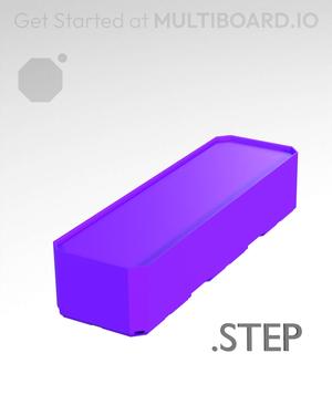 1x3x0·75 - Multibin Insert - STEP Remixing File