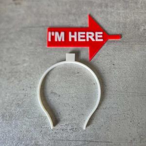 Arrow I'm Here hairband