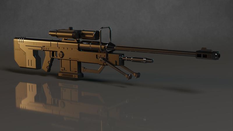 SRS99D-S2 Anti-Material Sniper Rifle - Halo 3 / ODST