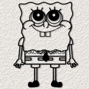 spongebob square pants wall art cartoon wall decor character decoration