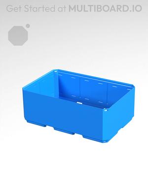 3x2x1 - Simple Walls - Universal Click-In Multibin Shell Extension