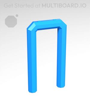 2x2.5H - Stacking Plate Handle