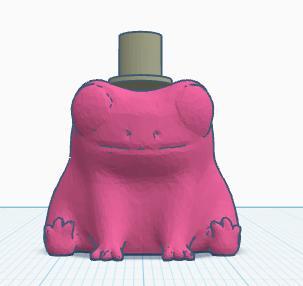 fred the frog with a top hat but better