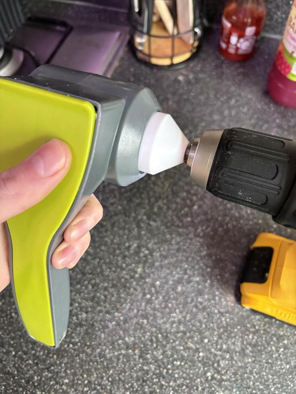 fine cheese grater drill adaptor