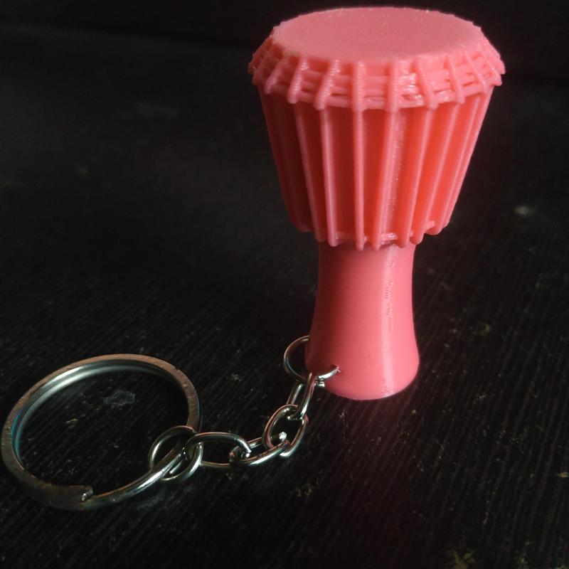 Djembe Keychain