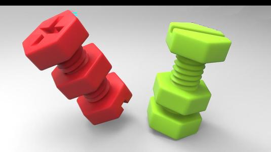 Fidget Toy - Captive Nut