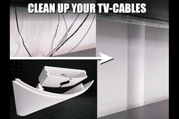 Cable Duct Cover TV-Cables Channel Raceway