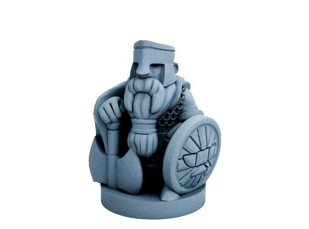 Dwarfclan Hold Guardian (18mm scale)