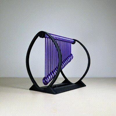 Pendulum Wave Toy with 3 pendula sets