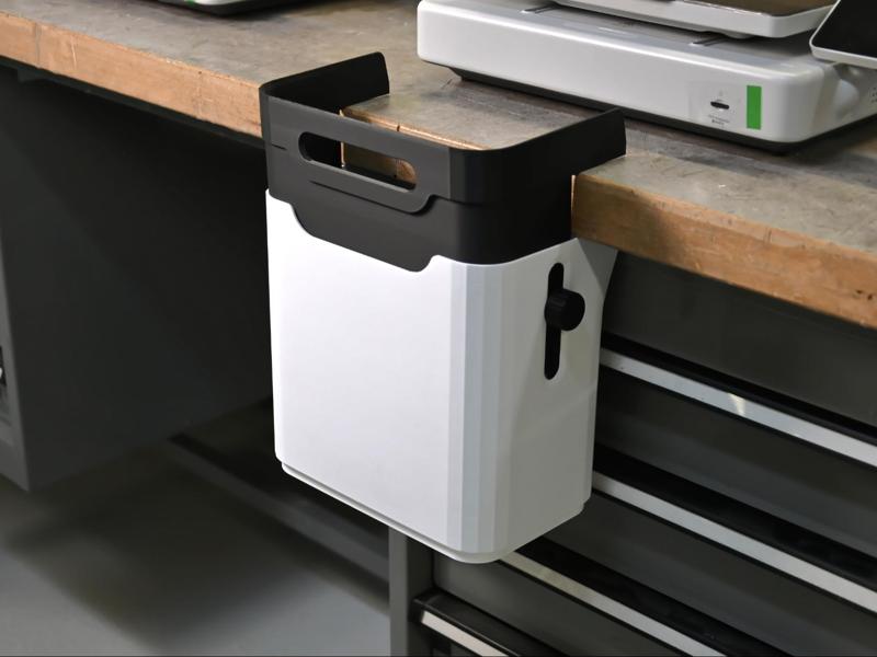 Clamp-On Desk Bin