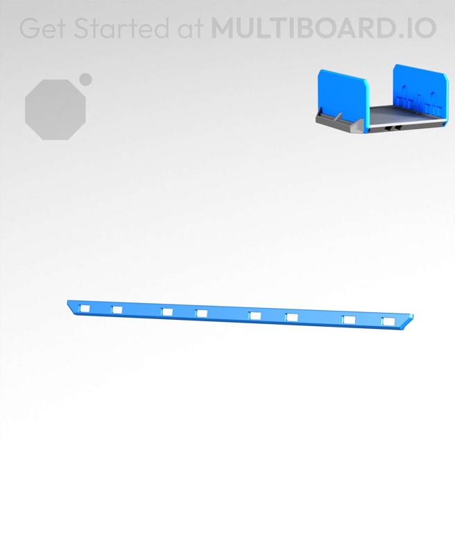 4L - Base Cover - Multibin Drawer Faceplate