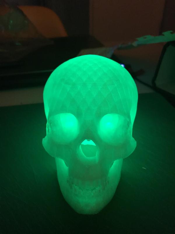 Halloween Skull With Glowing Eyes