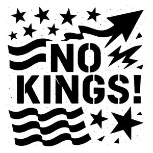 NO KINGS! Stencil version 2